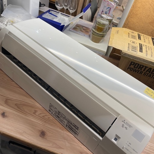 取付可【三菱/エアコン2.2k】【6畳用】★2024年製　クリーニング済み/６ヶ月保証付き【管理番号0509】M-22-0504