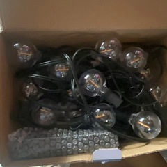 【新品】ソーラーライト 屋外 LED ストリングライト 太陽光充電 ガーデンライトの画像