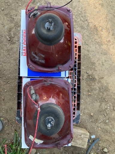 BOSCH ハロゲン　角目2灯　旧車