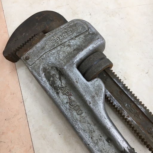 【中古】【店頭引取限定】 SUPERTOOL 900mmパイプレンチ AP-900 80300円