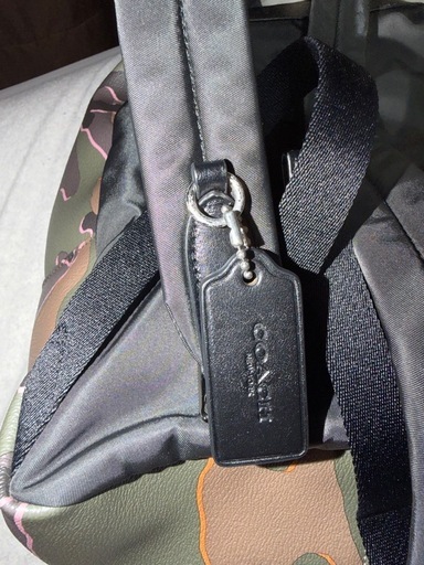 COACH レザー リュック カモフラ 迷彩 バックパック コーチ カモフラージュ