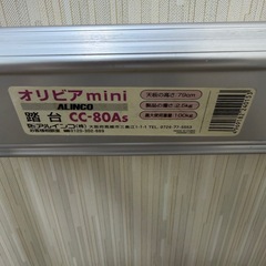 お得なセット!! アルインコ オリビアmini 踏台 脚立 2段＆3段 の画像