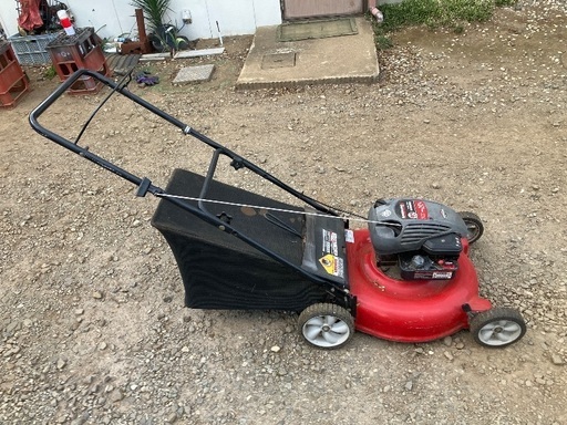 軽整備済み　手押し式エンジン芝刈機　