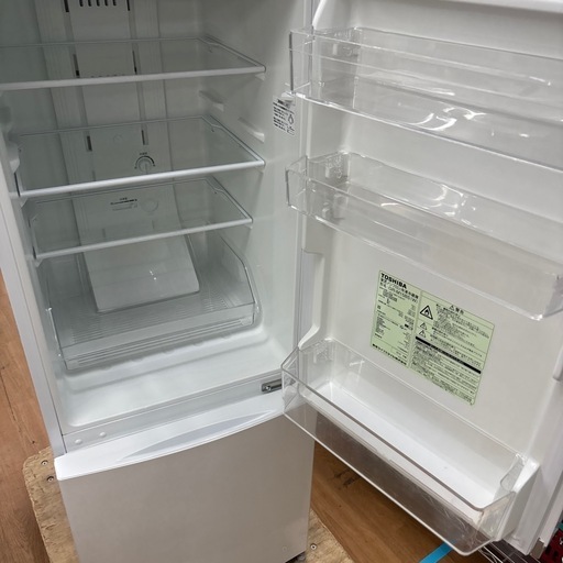 ☆ドリーム荒牧店☆ジモティー割引有☆【クリーニング済み】TOSHIBA/2ドア冷蔵庫/GR-M15BS/153L/2018年製
