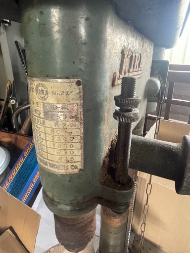 ボール盤　工具　道具