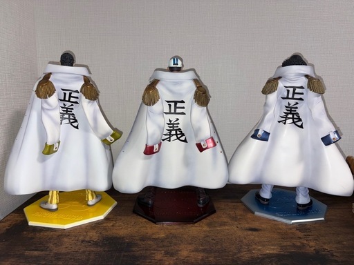 ワンピース　ONE PIECE　POP　赤犬　青雉　黄猿　フィギュア