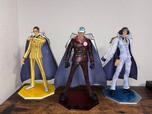 ワンピース　ONE PIECE　POP　赤犬　青雉　黄猿　フィギュア