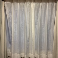 遮光カーテン＋レースカーテンセットの画像