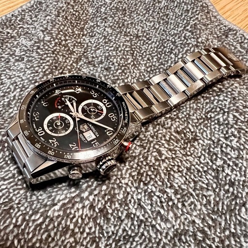【商談中】【調整ツール付き】TAG Heuer カレラ キャリバー1887 クロノグラフ CAR2A10.BA0799 43mm ブラ