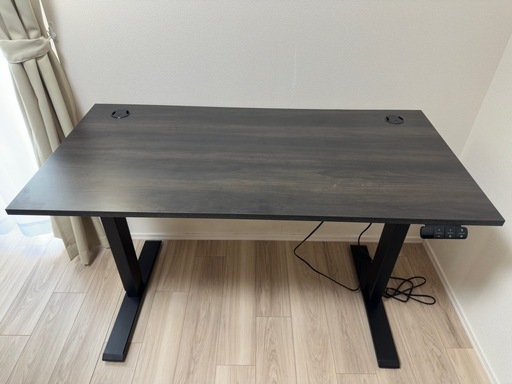 【高性能】Sunon 電動昇降デスク 120×60（デュアルモーター・サンワサプライ製トレー付）