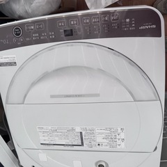 【使用回数10回程度】洗濯機【SHARP ES-GE7H-T】の画像