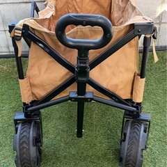 クイックキャンプ　アウトドアワゴン　コヨーテカラーの画像