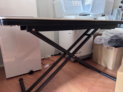 【大塚家具】昇降式　ダイニングテーブル大理石柄