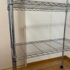 取引決定【5/10(日)16時までに引取希望】 4段メタルラック 横約80×高さ126cmの画像