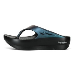 freeebo フリーボ リカバリーサンダル 厚底 ブラックの画像