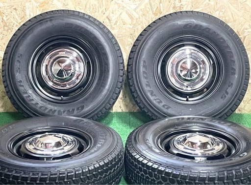 美品　希少サイズ　6.5J +25  R16 スタッドレス　PCD139.7 235/80R16 ナロー車に！　ランクル　ランドクルー