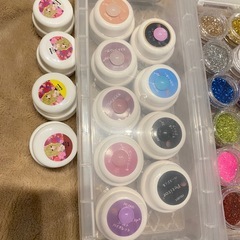 ジェルネイル用品　ラメ　パーツ　まとめ売りの画像
