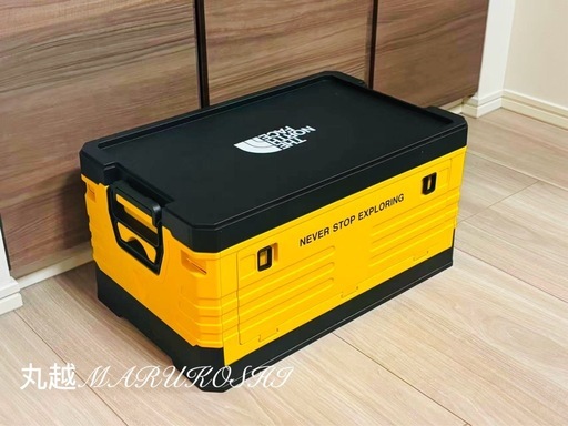 【美品❣️】The North Face 折りたたみ箱　キャンプ用品