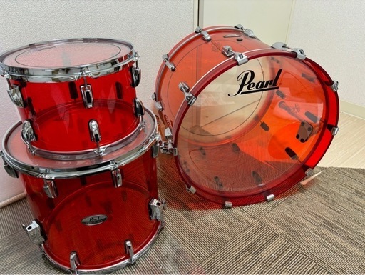 Pearl ドラム3点セット　クリスタルビート Pearl Crystal Beat 3-Piece Jazz Shell Pack Ultra Clear | Guitar Center
