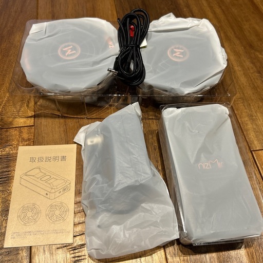 新品　空調作業服 ファン バッテリーセット 52V 40500mAh 90mm服穴径