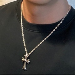 ネックレス　925(銀) チェーン 長さ50cm  幅約
2mmの画像