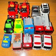 車のおもちゃまとめ売りの画像