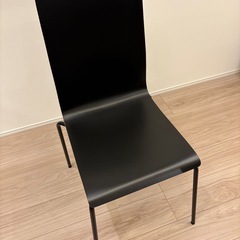 IKEA ダイニングテーブル＆チェアセット ブラックの画像