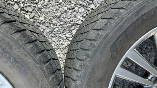 スバル フォレスター SJ系 純正17インチホイール 4本セット タイヤ溝ほぼ無し 225/60R17