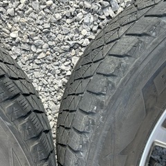 スバル フォレスター SJ系 純正17インチホイール 4本セット タイヤ溝ほぼ無し 225/60R17の画像
