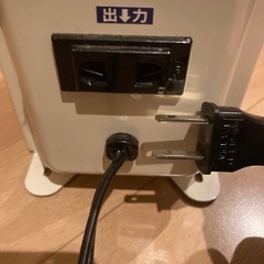  Voltage Transformer トランス式変圧器 日本製SK-1100ホワイトの画像