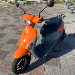 スズキ。レッツ4、カワイイ、ホンダ、ヤマハ、格安原付きの画像