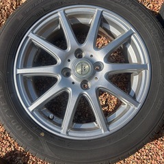 アクアサイズ　　185/60r15 バリ溝　ホイール美品の画像