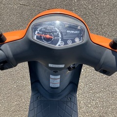 スズキ。レッツ4、カワイイ、ホンダ、ヤマハ、格安原付きの画像