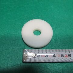 外径45mm 　穴径12mm　 厚み7mm　リング　POM ジュラコンの画像