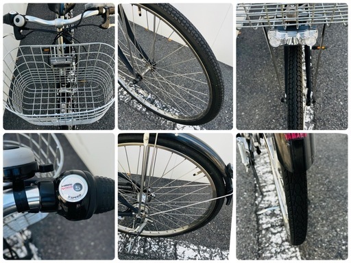 【美品！電動自転車】パス シティ 27インチ 新品部品多数※リアシートオマケ PAS CITY