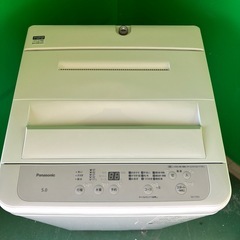 極美品 Panasonic 縦型洗濯機 NA-F5B3 5kg 2025年製の画像