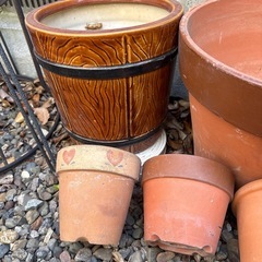 植木鉢7つ　まとめ売りの画像