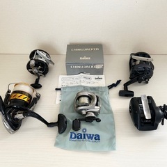 釣りリール　まとめ　5個　Daiwa SHIMANO 他の画像