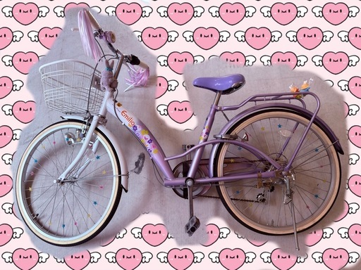 24インチ自転車変速機付き (K.K.) 後楽園のロードバイクの中古あげます