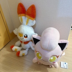 ポケモン ぬいぐるみ 2体セット サケブシッポ＆ヒバニー BIGサイズの画像