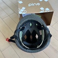 OGK 子供用 ヘルメット pine フラミンゴレッド　自転車　ストライダー　マットの画像