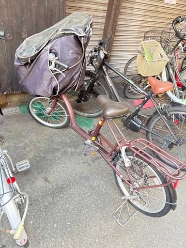 美品　ママチャリ　子供乗せ自転車　