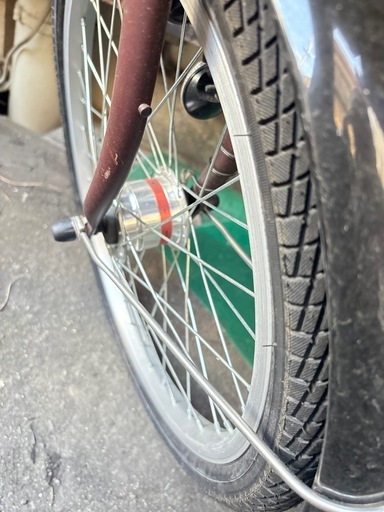 美品　ママチャリ　子供乗せ自転車　