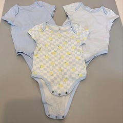 【美品】80サイズPOLO, baby gap ロンパース、西松屋半袖5点セットの画像