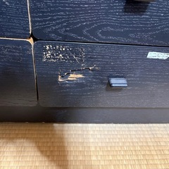 黒い棚　値下げの画像