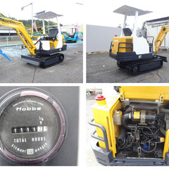 ヤンマー～YANMAR B17-1:中古油圧ショベル◆1.7ｔ◆ミニユンボガチャック仕様/整備済み/シリンダーオイルシール全交換済みの画像