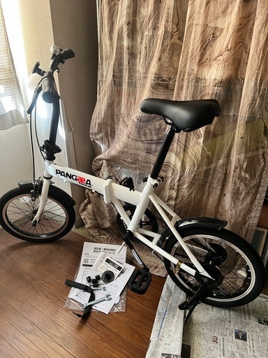 折りたたみ自転車 ノーパンク　前後泥除け標準装備 PANGAEA(パンゲア) FDB160-NP 16インチ  