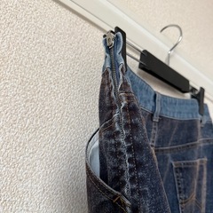 新品デニムロングスカートの画像