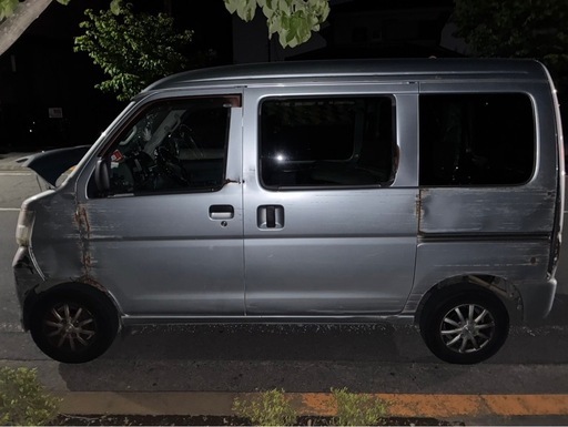 スバル サンバーバン S331B ダイハツ ハイゼット事故車