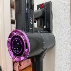 【液晶・LED付】コードレス掃除機（付属品フルセット）の画像